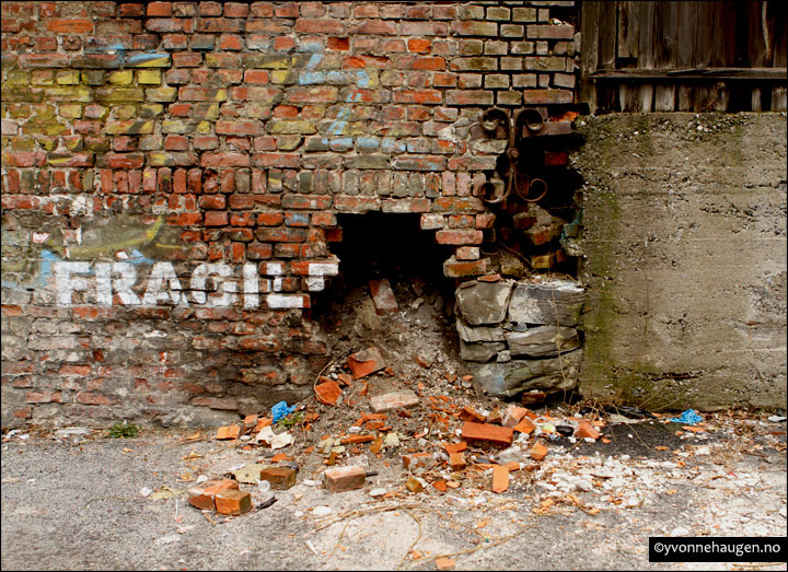 fragile graffiti