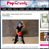 Pop Crush review of the yhAnimation animated music video for Wide Awake by Katy Perry